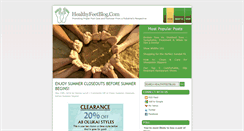 Desktop Screenshot of healthyfeetblog.com